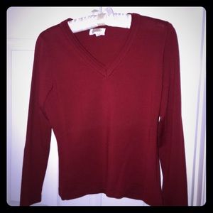 Merino Wool V-neck sweater